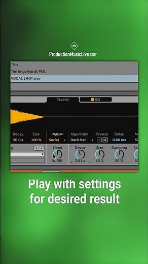 That REVERB texture is so good! 🤯