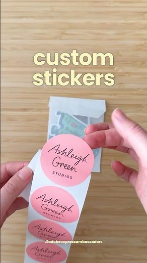 How to print custom stickers using a Thermal Printer, Labels + Adobe Express (easy tutorial)