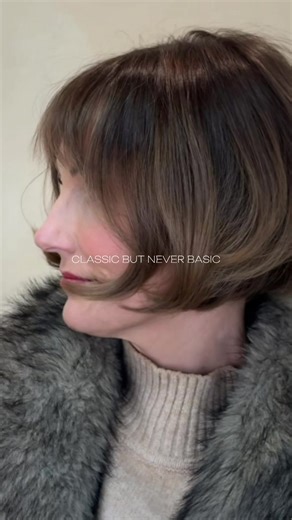 Never basic 💅🏻 #hairinspo #bobcut #hairgoals #dfwhairstylist