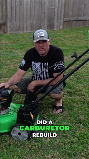 Mower Repair: Carburetor, Blade, Recoil Fixed! #shorts