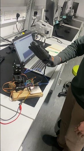 Hand Motion Control Robotic Arm Using Arduino Mega - Part 2