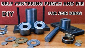 How to make a self-centering punch and die set
