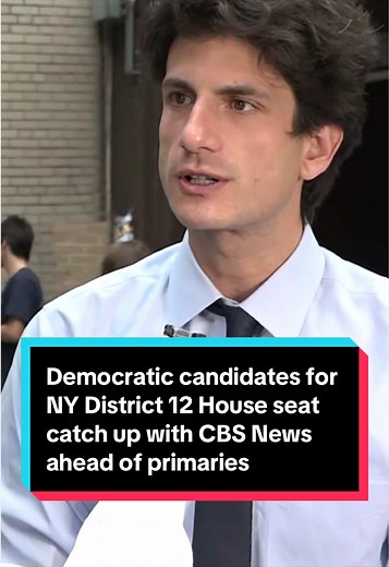 Longtime Democratic Rep. Jerry Nadler is retiring, opening up the seat in New York's 12th District, one of the nation's wealthiest districts encompassing Midtown Manhattan and the Upper East and West Sides. CBS News' @jared_ochacher spoke to some of the main contenders in the crowded race, including political newcomer Jack Schlossberg, who is John F. Kennedy's telegenic grandson and a social media star; former Republican turned Trump antagonist George Conway, who says he'll only serve one term i