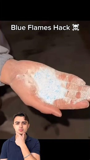 Incredible Blue Fire Hack! 😱🔥 #shorts #lifehacks #viral #experiment #fire
