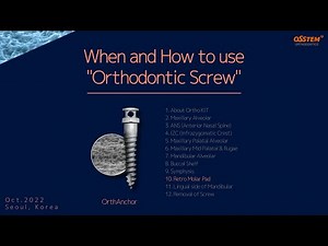10. Retro Molar Pad (When and How to use "Orthodontic Screw")