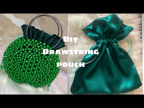 HOW TO SEW A DRAWSTRING POUCH FOR YOUR BEAD BAG
