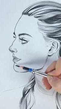 How to Draw a Face Side Profile | Step-by-Step Drawing Tutorial ✏️