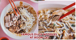 Heng Huat Boon Lay Boneless Duck Noodles Review: Famous Duck Noodles With Roasted Pork At Boon Lay - Eatbook.sg - Local Singapore Food Guide And Review Site