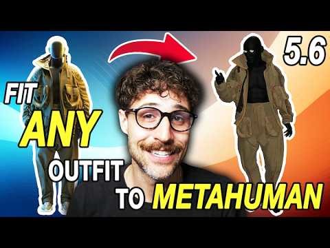 Fit ANY clothes to Metahumans in 5 MINUTES!