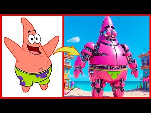 SpongeBob SquarePants as Robot ! 🤖| Watch All Your Favorite Characters Transform!🔥