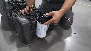 Ready to upgrade your factory under bed fuel filtration on your 2017 – 2024 Ford 6.7L Power Stroke? The latest OEM solution from Fleece Performance is a true “drop-in” upgrade to the furnace style filtration and requires absolutely no modification of your existing fuel lines. Direct Drop-In: The new filter assembly mounts in the same location as the factory filter housing and mates directly to all factory fuel lines for the absolute cleanest installation on the market. The kit retains full funct