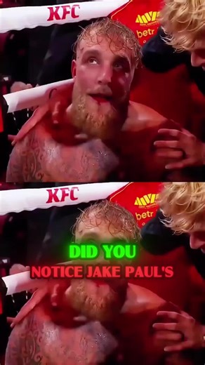 Did Jake Paul signal his own knockout #ufc #jakepaul #anthonyjoshua