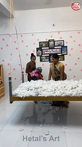 47M views · 552K reactions | Mother Daughter Making Swing - Reuse Old Rope Bed Converting Swing #diy #swing #ropebed #rope #mother #daughter | Hetal's Art | Facebook