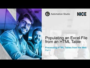 Processing HTML Tables from the Web: Part 2 – Populating an Excel File from an HTML Table