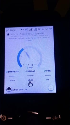 jio phone internet speed test #shorts #speedtest ##jiophone