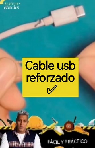 Refuerza cable usb #reelsfacebook #viralreelsfacebook #viralvideoシ | Ingenio Hacks