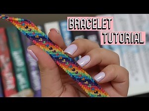 RAINBOW HEARTS BRACELET TUTORIAL [CC] || Friendship Bracelets