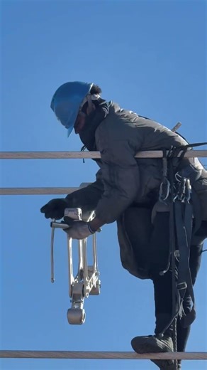 Why Use a Spacer Damper? ⚡️ Keeping Power Lines From Clapping! #Shorts