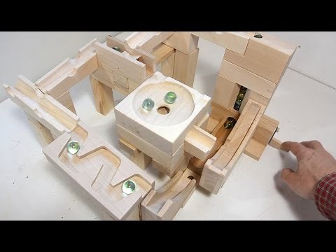 Marble run blocks - simplified construction