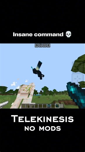 Insane command Telekinesis Minecraft.