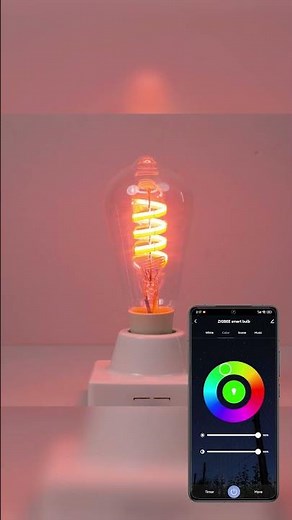 How to connect a ZigBee smart ST64 light bulb？