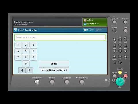 Xerox® WorkCentre® 7855 Family Fax Setup No Audio