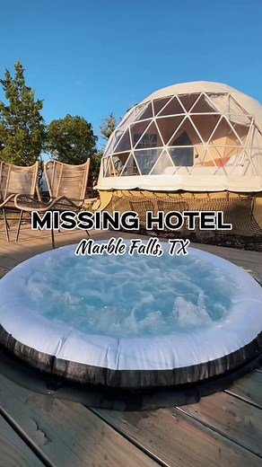 ✨TEXAS GLAMPING✨ NEW domes are opening at the Missing Hotel in Marble Falls, TX! You will fall in love with the property! #texastravel #texas #texashillcountry #fyp