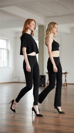Studio Runway Walk Practice | Minimalist Fashion