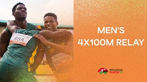 🇿🇦 South Africa making #WorldAthleticsU20 history 🇿🇦 The men's 4x100m relay team wins 🥇 in a world U20 record time of 38.51! | World Athletics