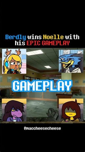 Berdly rizzes Noelle with his GAMEPLAY #deltarune #undertale #gaming
