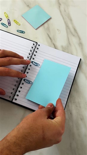 Easy notebook hack using paper clips | Magic Hands Creations