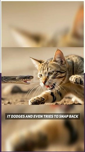 Why Cats Outsmart Snakes — The Secret Behind Their Lightning Reflexes