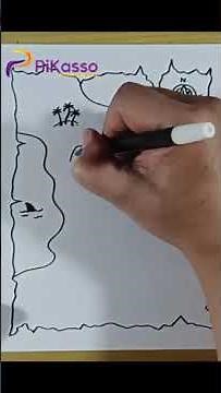 How to Draw a Treasure Map Easy in Less Than One Minutes