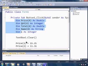Visual Basic 2010 Express Tutorial 29 - Making A Class