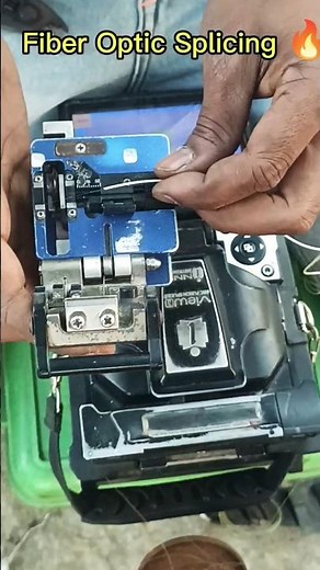Fiber Optic Splicing | Perfect joint in seconds | #FiberOpticSplicing #FiberOptic #FiberTech