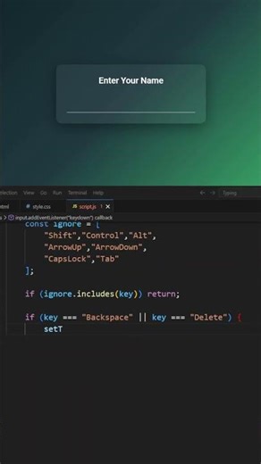 This Typing Effect Will Blow Your Mind | HTML CSS JS