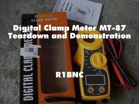 #22 Digital Clamp Meter MT-87 Teardown and Demonstration
