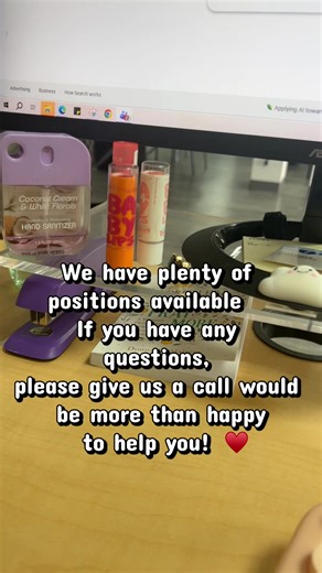 We have positions available if you have any questions, please give us a call at 214-954-7564!!!🥰 #hiring #work #jobsearch #staffing #jobopportunities