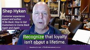 2.5K views · 18 reactions | How can brands convert repeat customers into loyal customers?  Customer experience expert Shep Hyken, author of I’ll Be Back: How to Get Customers to Come Back Again and Again, breaks down how true customer loyalty is built on the latest episode of “Questions for now.”  Listen to the full episode: https://heyor.ca/mDj8Ht | TELUS Digital | Facebook