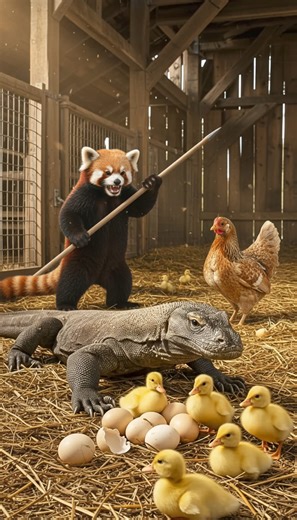 6.8K views · 17 reactions | Farm Barn Moment With Baby Ducks | Safe...