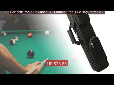 Portable Pool Cue Cases 1/2 Snooker Pool Cue Bag Portable Lightwei... — Best Deal 2026 | Shop Now!