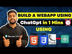 Build a Webapp using HTML,CSS, FLASK using ChatGPT in 1 Minute #openai #chatgpt #flask