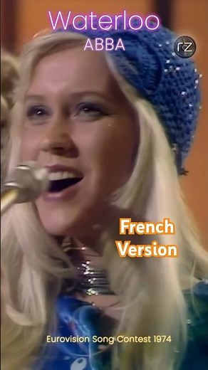 💜 ABBA - Waterloo (French Version)🎙 Eurovision Song Contest 1974 #eurovision #france #abba #waterloo