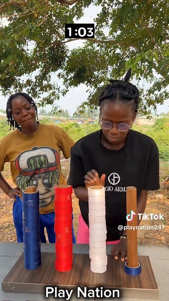 Puzzle game challenge between Glory and Happiness @Slim baby 👶 #puzzlegame