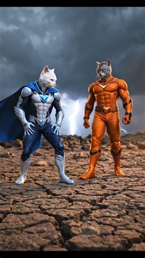 Super electric cat finally surrendered to power super cat!