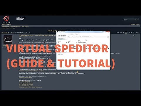 How to set up Virtual Speditor for ETS2 & ATS