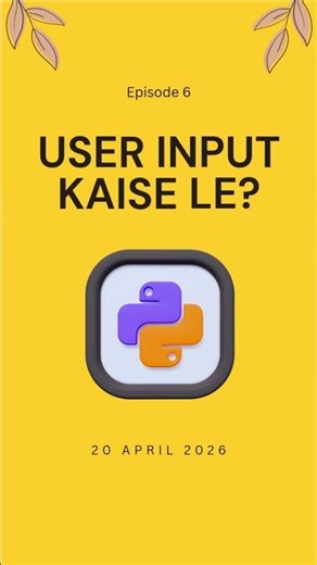 Python me input kaise lete hain? | input() Explained in 1 Minute 🔥