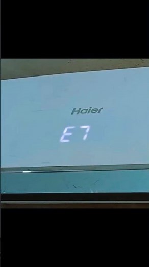 Haier Inverter Mini Split E7 Error Fix