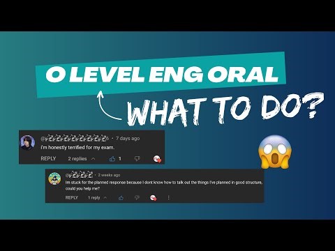 Planned Response Made Easy in 3 Steps | Get Ready For The Upcoming O Level Eng Oral Comm Exam