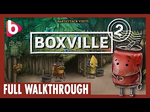 BOXVILLE 2 | Full Walkthrough | Can we find our missing can friend?